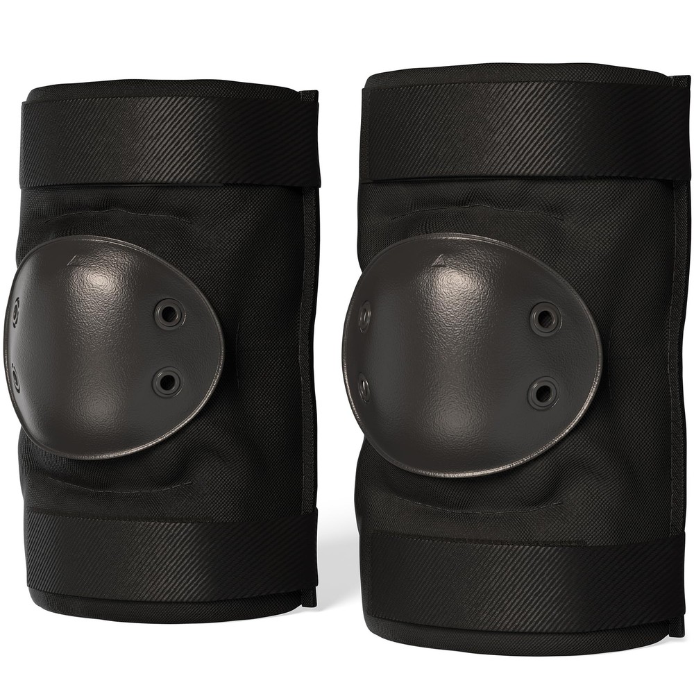 Paclord PRO Tactical Style Multi-Level Protection Elbow Pads, Medium Size, Black