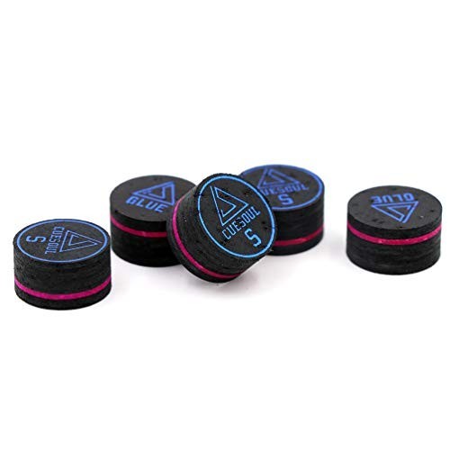 High-Performance Pool & Snooker Cue Tips - Glue-On, Durable, Precision Fit
