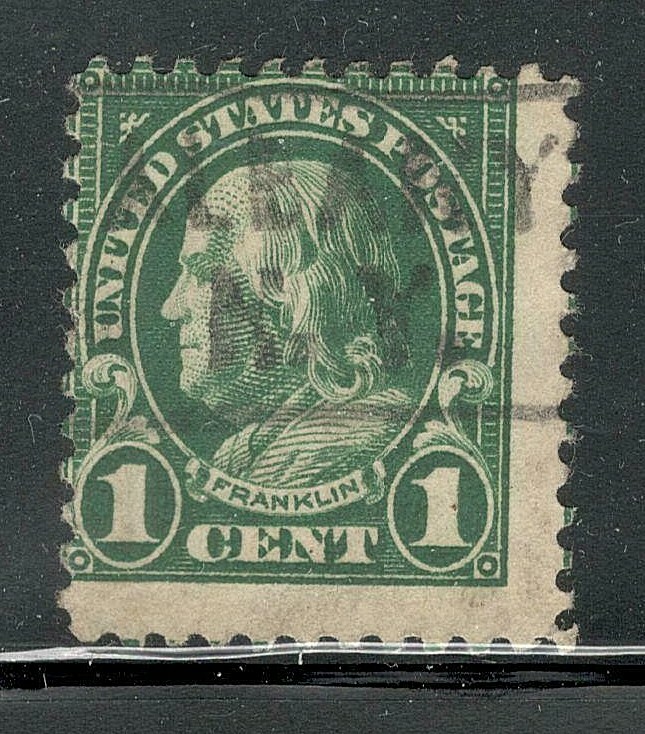 Sc # 552 ~ 1 cent Franklin Issue, Precancel, ALBANY N. Y.