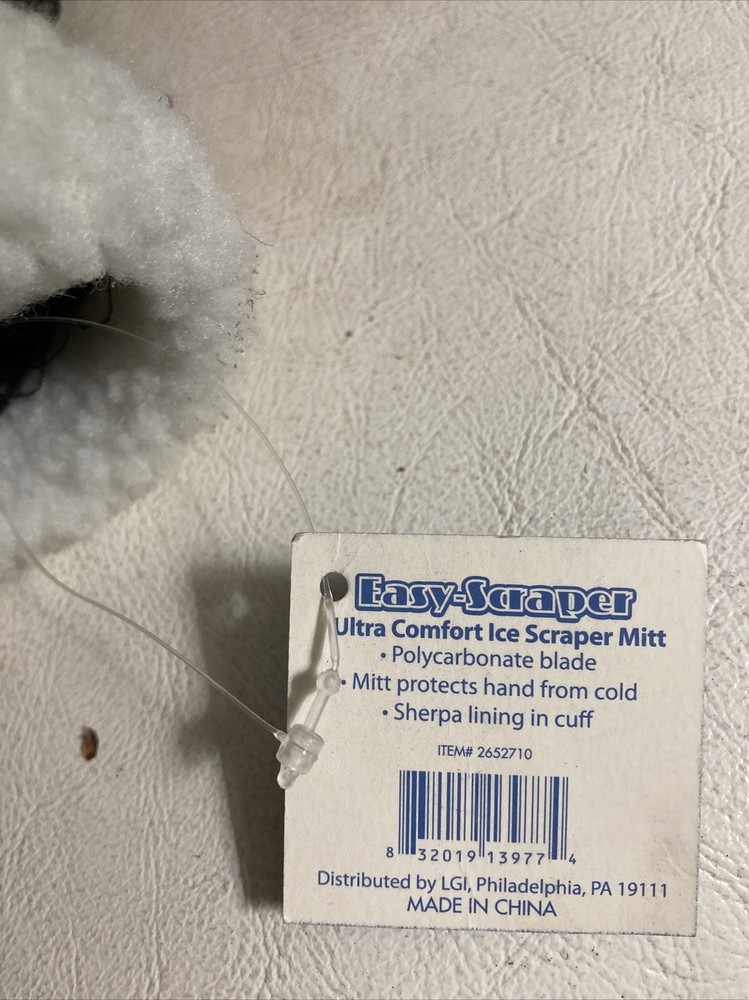 Ice Scraper Mitt New