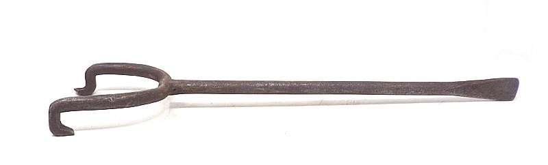 BLACKSMITH-MADE COOPER'S FLAGGING TOOL - 21 1/4" L. - FROM SET COOPER'S TOOLS (C