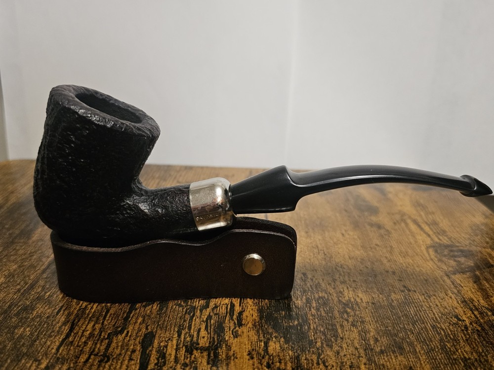 Savinelli Dry System 1611 Bent Dublin Rusticated Estate Pipe