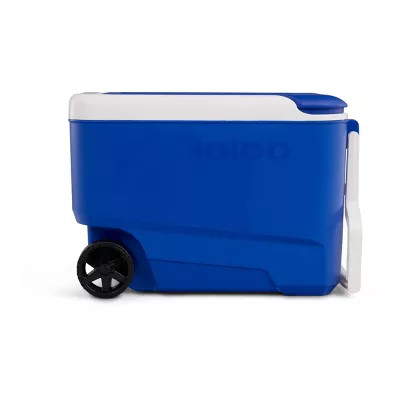 IGLOO WHEELIE COOL 38QT ROLLING COOLER - BLUE - Scratch & Dent