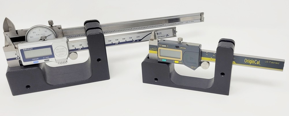 Caliper Stand DOUBLE- Desktop, Machine Mount, Toolbox, and PresentationQuality