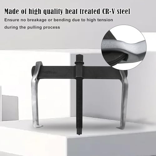 Versatile 2-Jaw Gear Puller Tool Adjustable CR-V Bearing Puller Gears 10-Inch