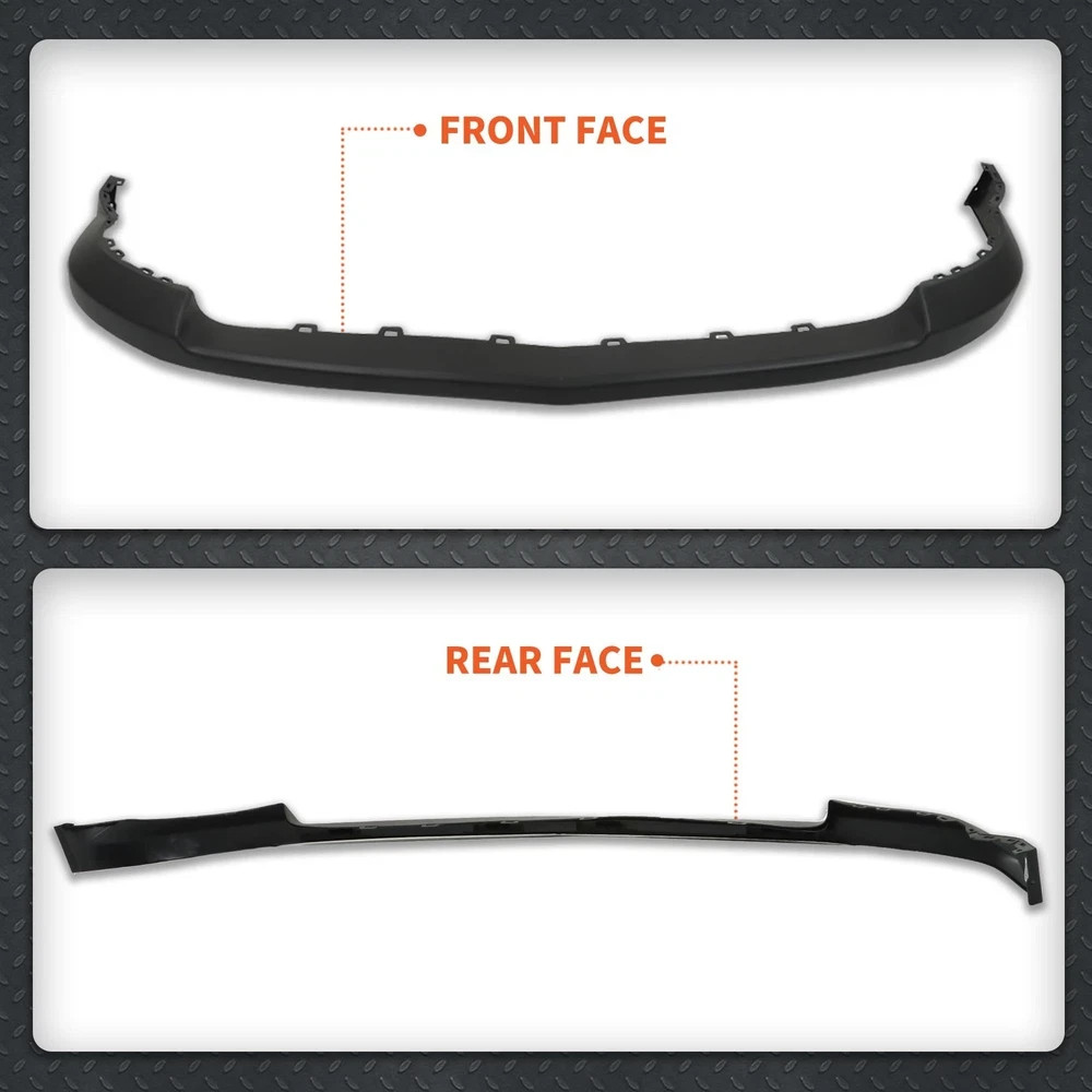 Primed Plastic Front Upper Bumper Cover Replacement for Silverado 1500 2014-2015