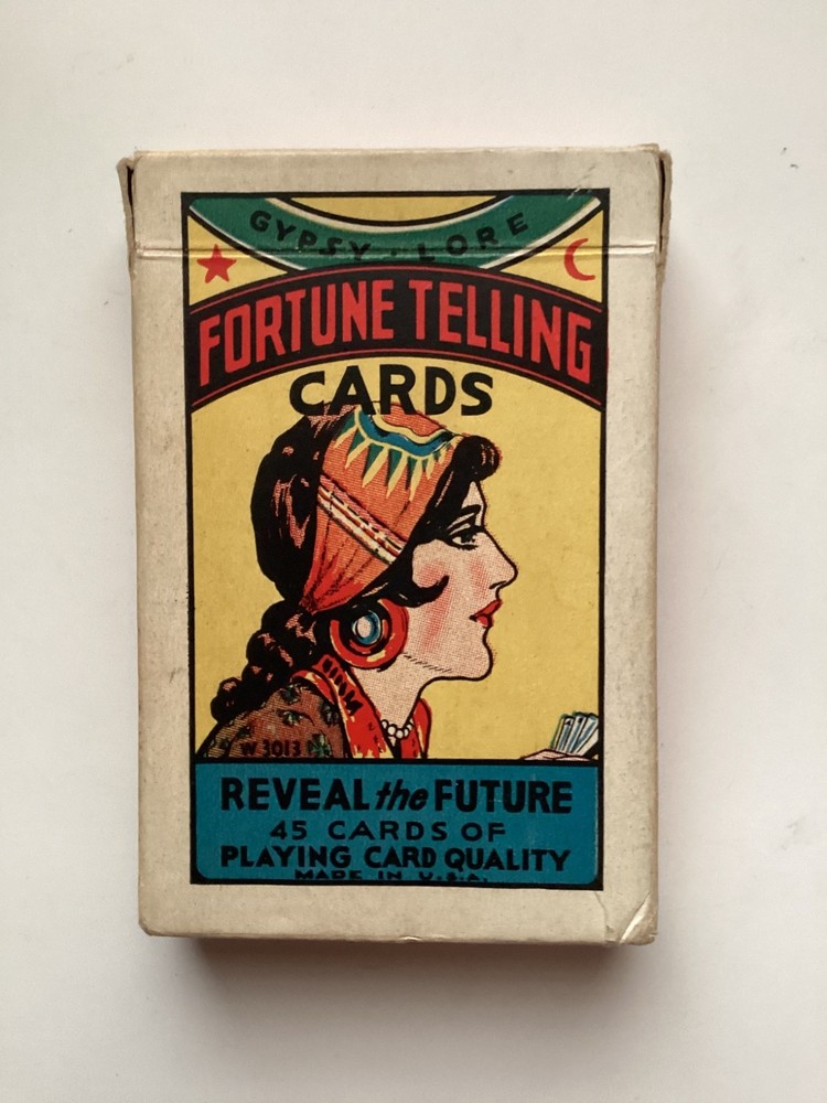 Antique “GYPSY LORE FORTUNE TELLING CARDS” *COMPLETE* c.1920’s