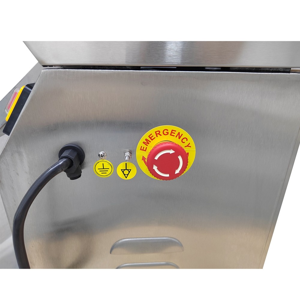 110V Dough Sheet Roller Noodles Maker with 1.5mm Cutter 11.4" Width Roller