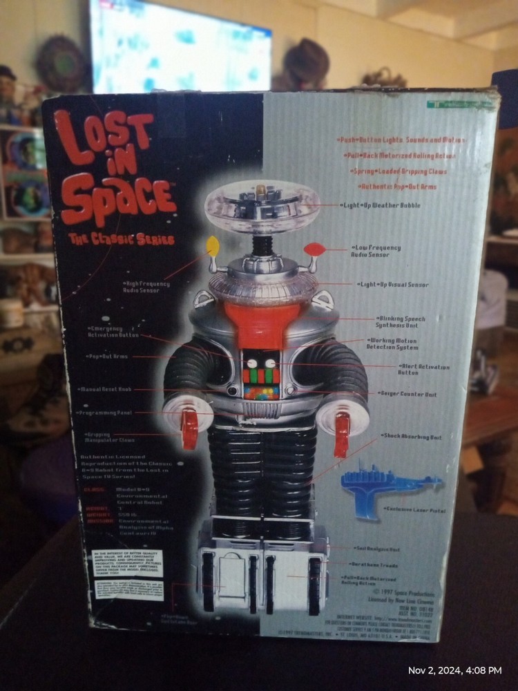 lost in space robot Electronic 1997 Trend master Mib