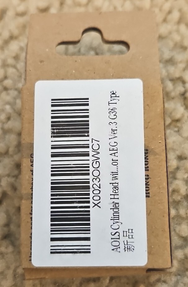 AOLS Cylinder Head with Flat Pad for AEG Ver. 3 G36 Type