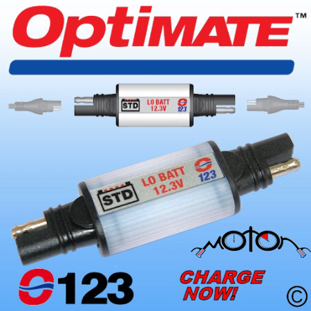 OPTIMATE CHARGE INDICATOR - INDICATES WHEN BATTERY NEEDS CHARGING -  SAE123