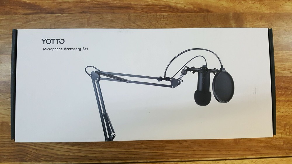 Yotto Microphone Stand Adjustable Studio Mic Stand Suspension Arm Accessory  Set
