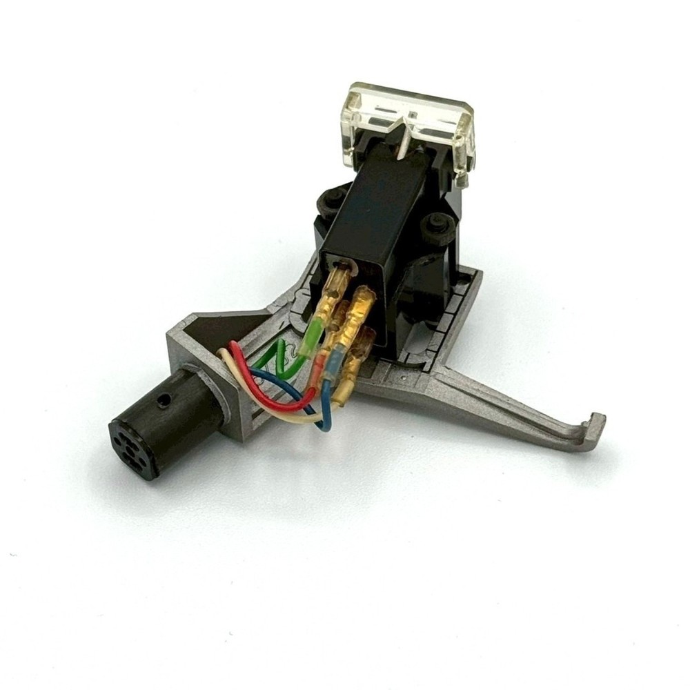 SHURE M44G with Genuine Stylus and Technics Headshell japan tested working
