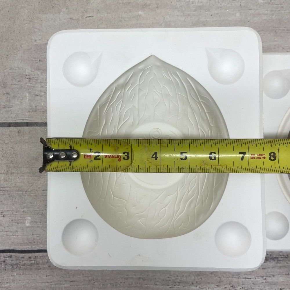 Holland Ceramic Slip Casting Mold Walnut Dish #H1129