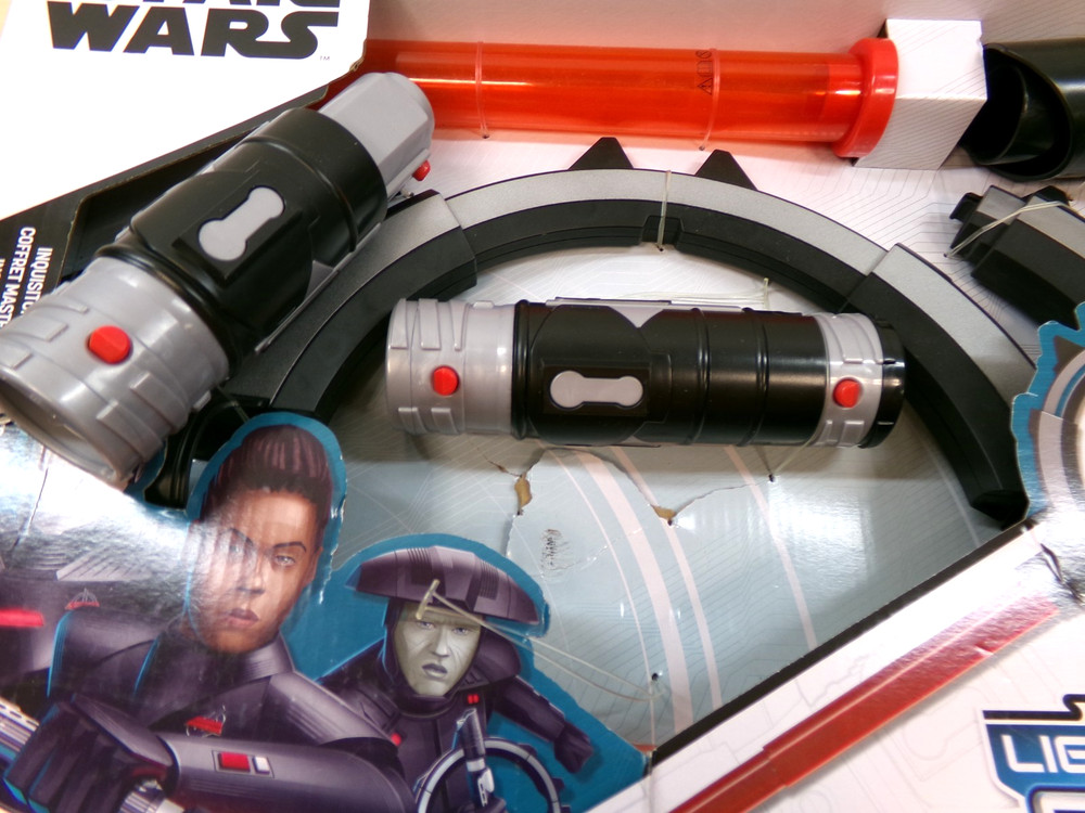 Star Wars Double-Bladed Electronic Light Saber Forge Inquisitor Masterworks Set
