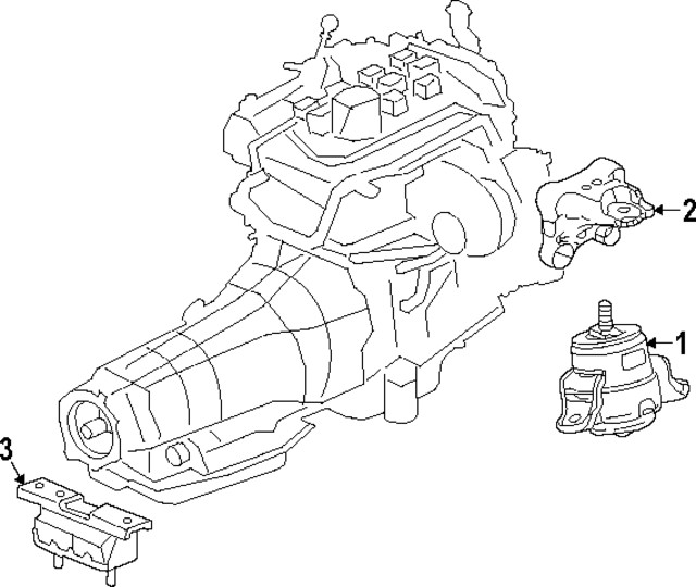 Genuine GM Trans Mount 84653921