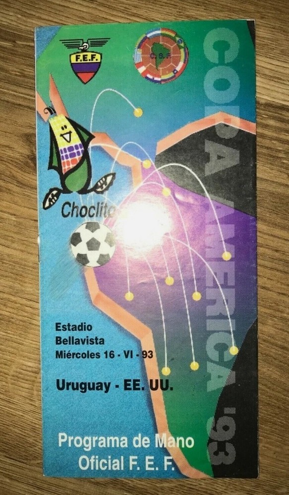 Programme Copa America 1993 Uruguay - USA