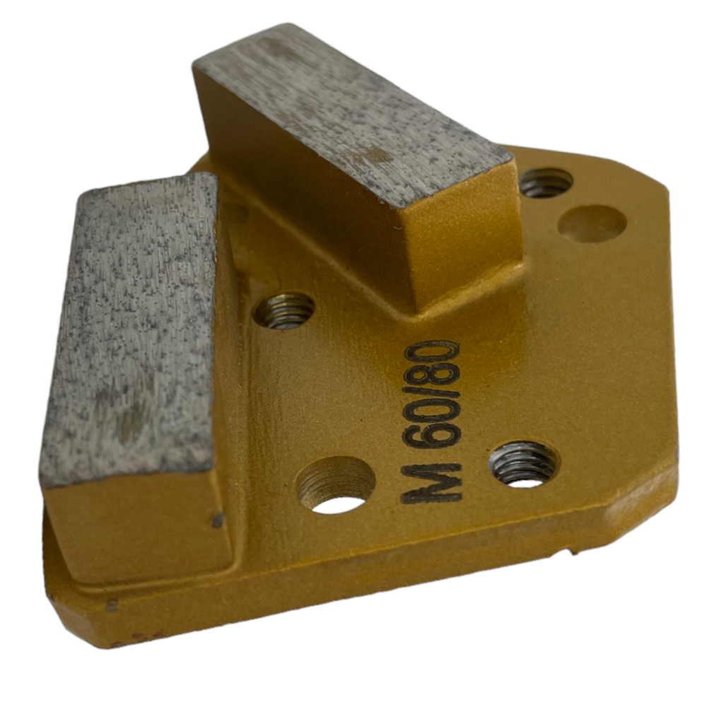 18 Pack Bolt on Diamond Grinder Tooling For Concrete Floor Grinders Medium Bond