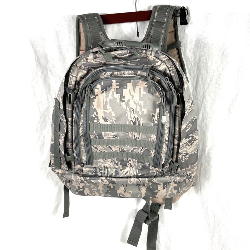 CODE ALPHA Three Day Tactical Expandable Backpack Camo Military EUC 21" Tall