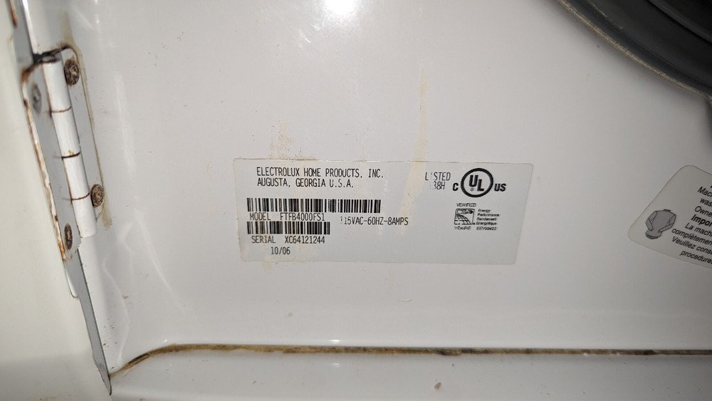 Frigidaire Washer and Dryer
