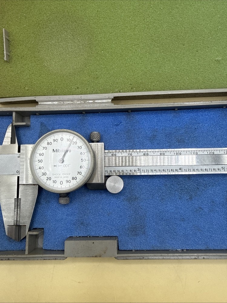 Mitutuyo Dial Caliper, M.N 84. Shock-Proof.