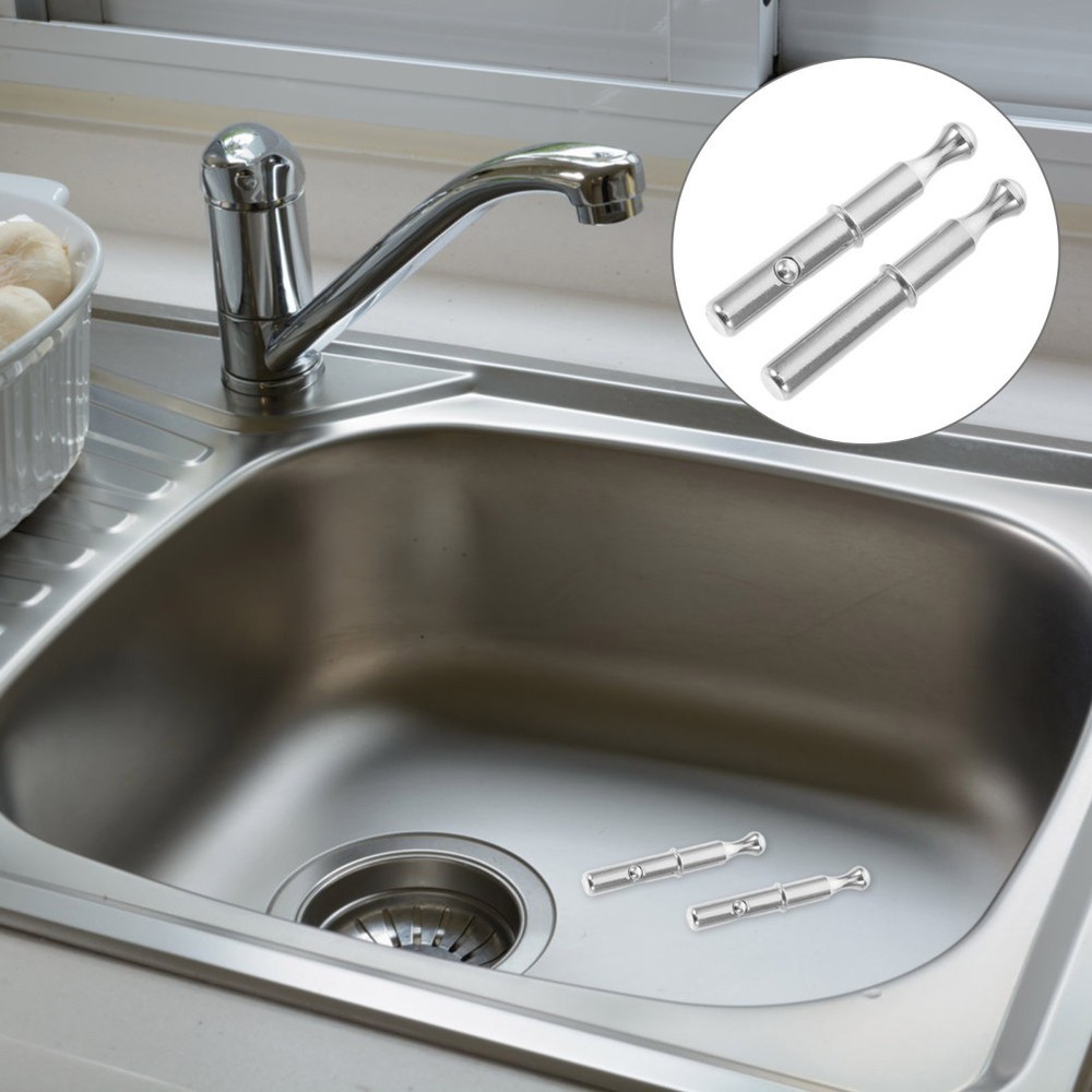 2 Pcs Sink Filter Accessories Kitchen Basket Strainer Threaded Handle