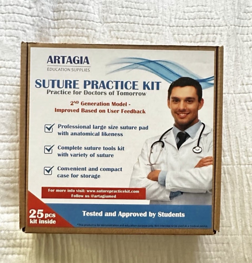 Artagia Med - Suture Practice Kit - 2nd Generation Model