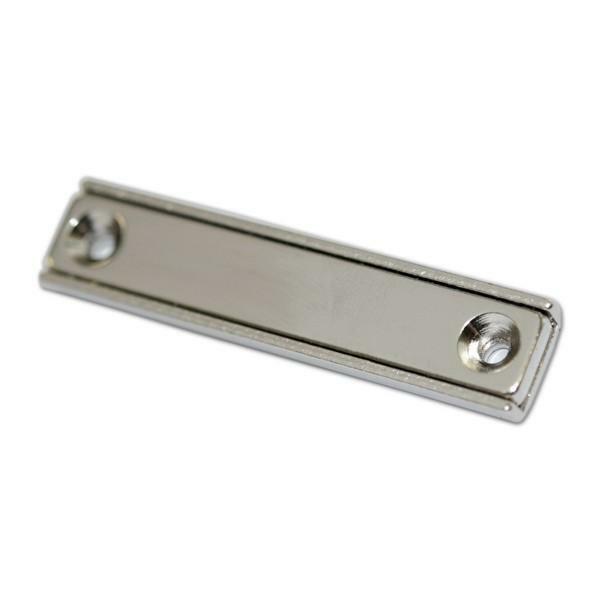 1X Countersunk 80mm Shallow Rectangular Pot Magnets | Gate Latch Door Catches