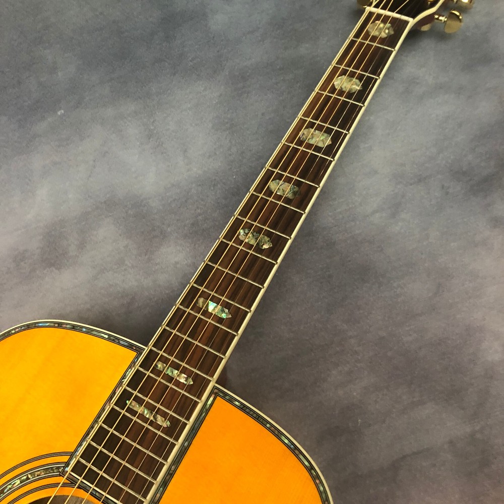 41 "D Series Solid Wood Polished Surface Yellow Acoustic Guitar