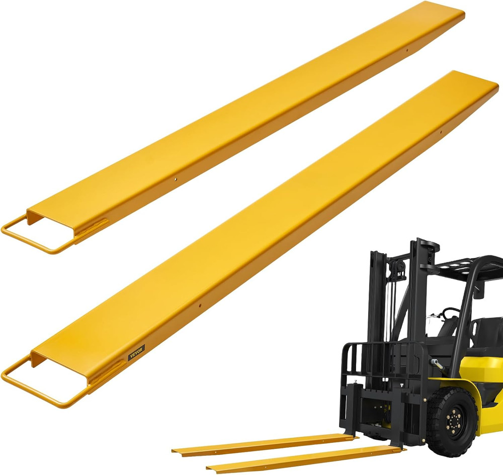 Forklift Extensions, 72 Inch Fork Extensions 5.5 Inch Width, Heavy Duty Fork Ext