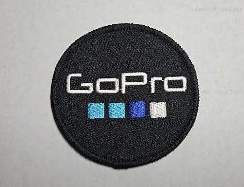 GoPro (embroidered iron/sew on patch)