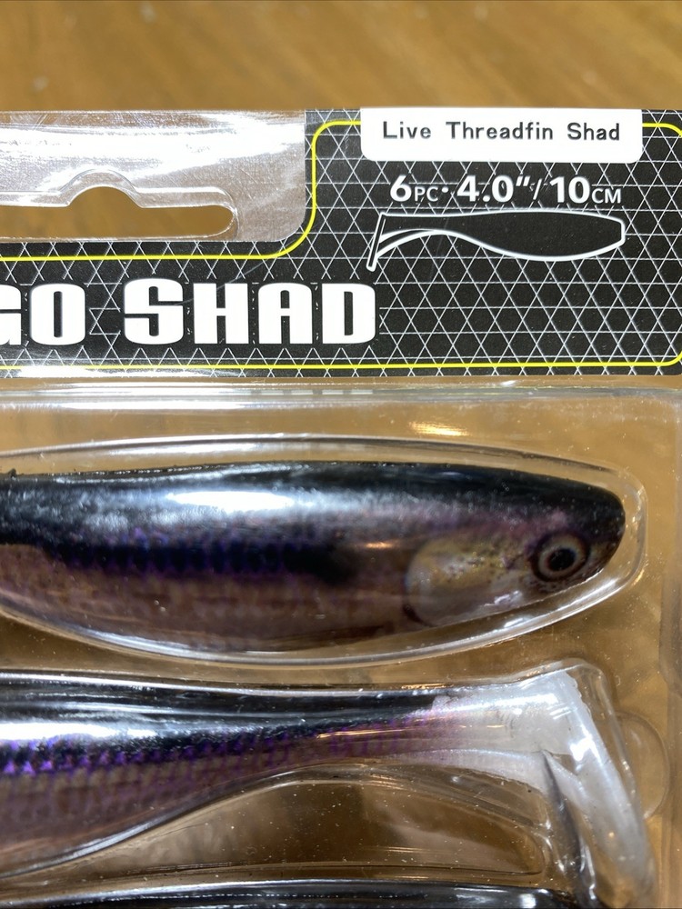 Storm Largo Shad Live Threadfin 4” 6pc