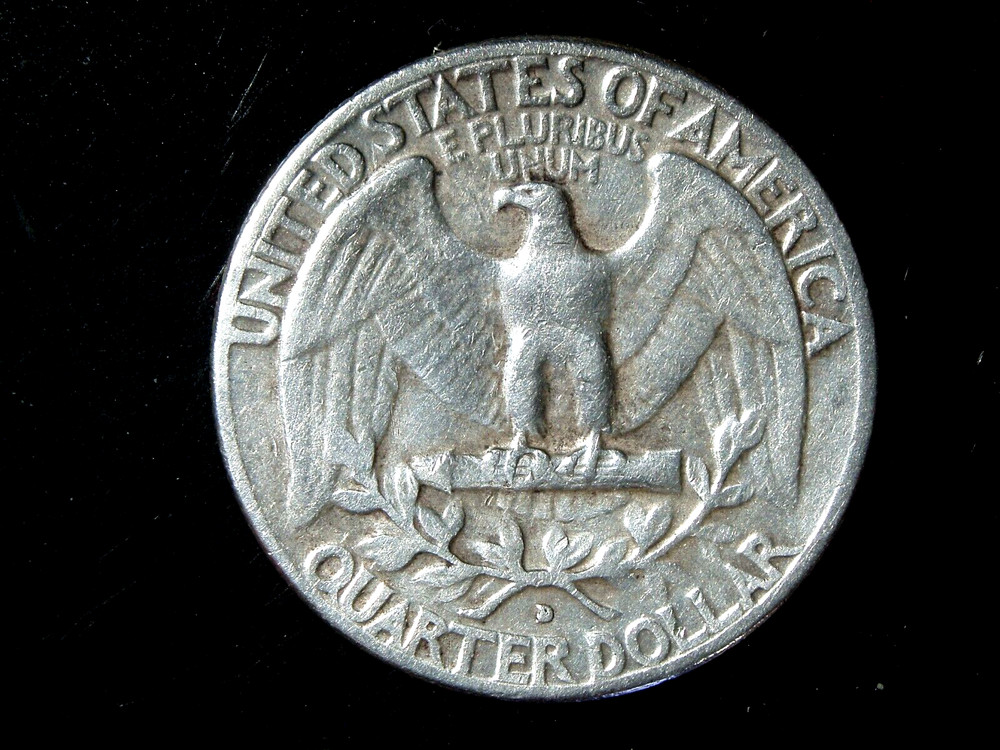 1957-D WASHINGTON QUARTER #1