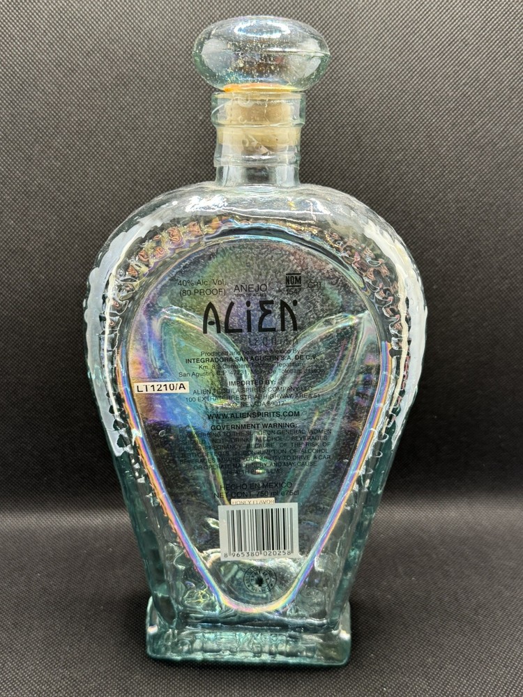 Alien Tequila Bottle 750ml