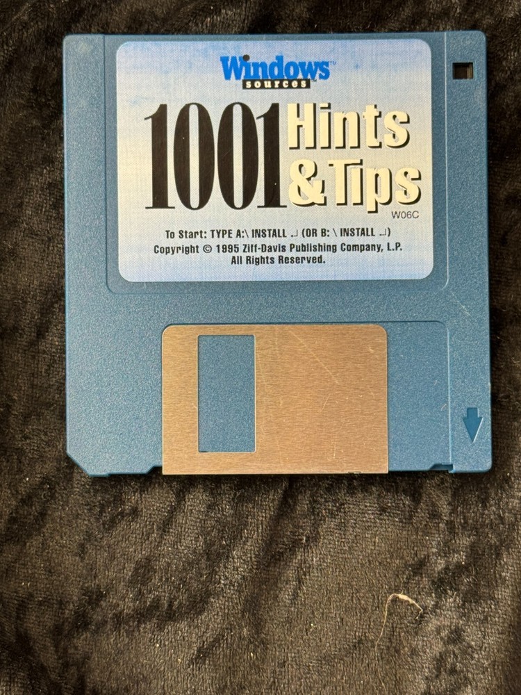 Windows Sources 1001 Hints & Tips  - 3.5 Media