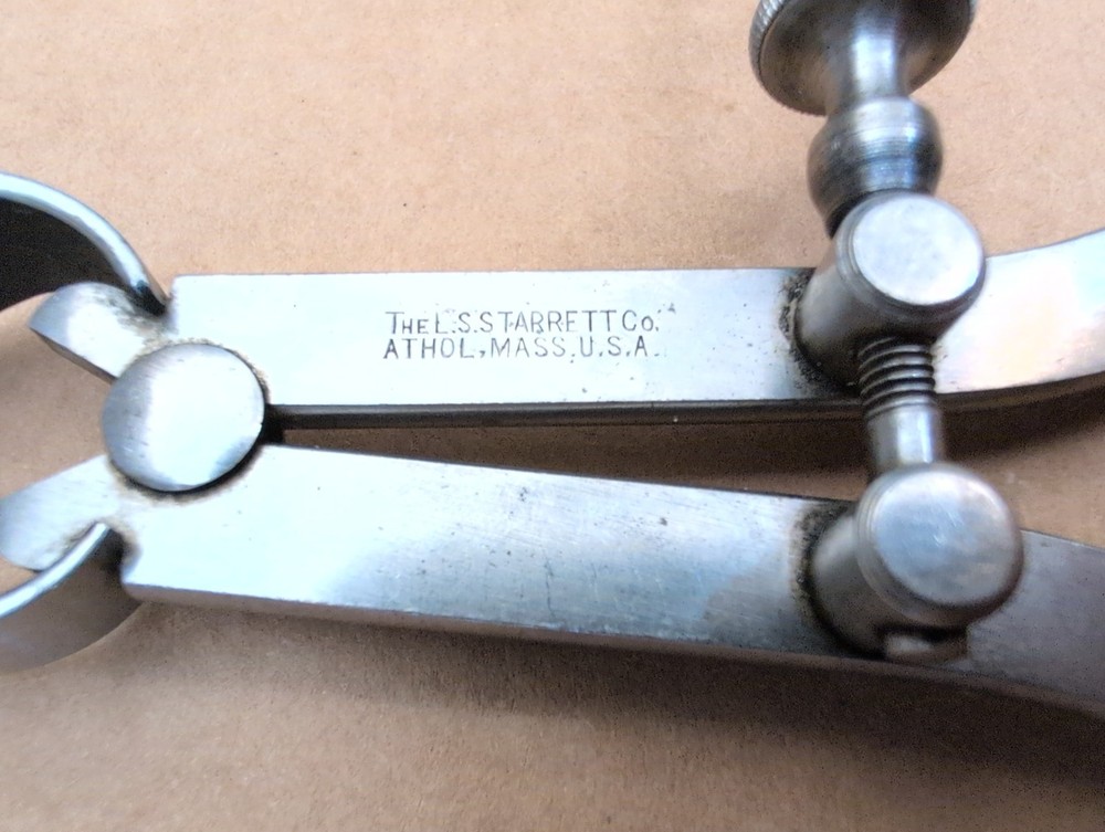 Starrett "Yankee" Spring-Type Outside Caliper 6"