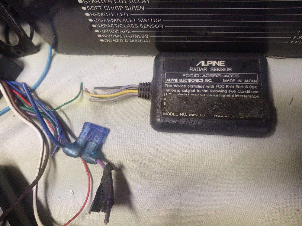 Vintage / Old School Alpine 8046 Security System