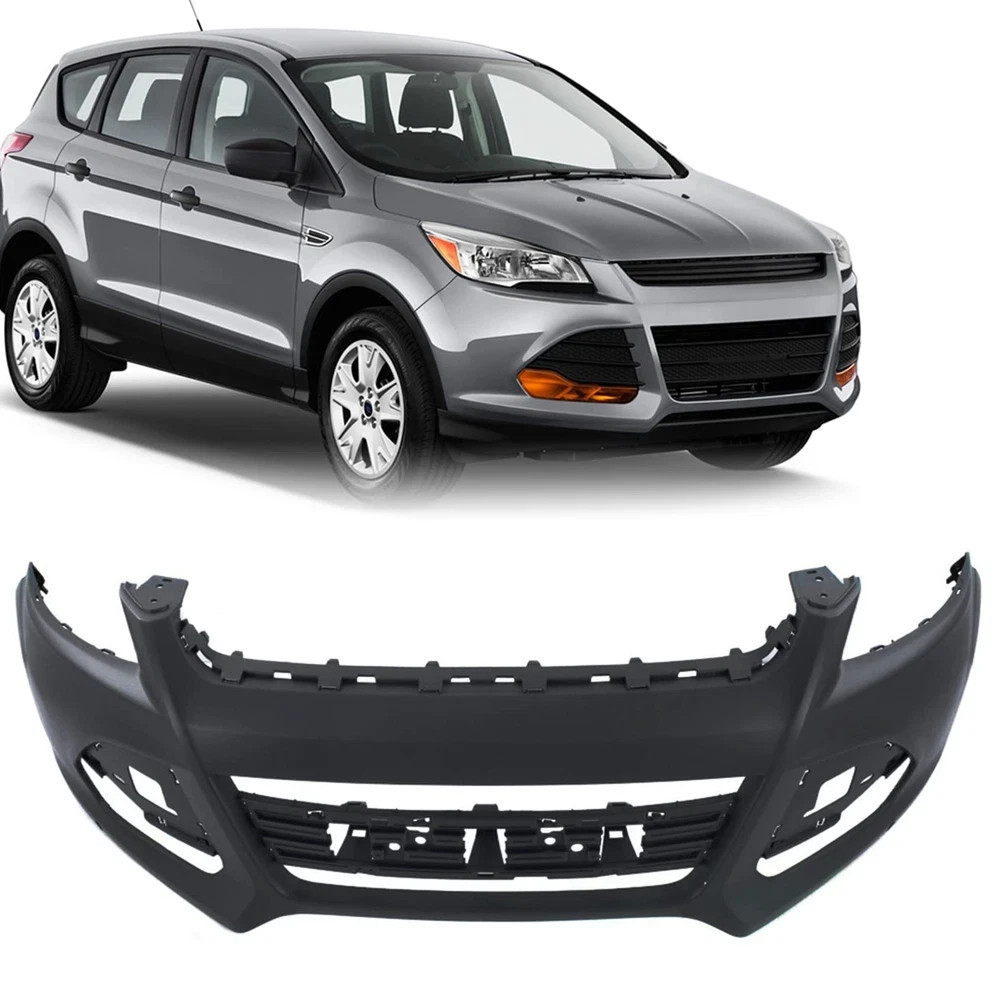 Primered Front Bumper Cover Replacement for Escape 2013-2016 Without Sensor Hole