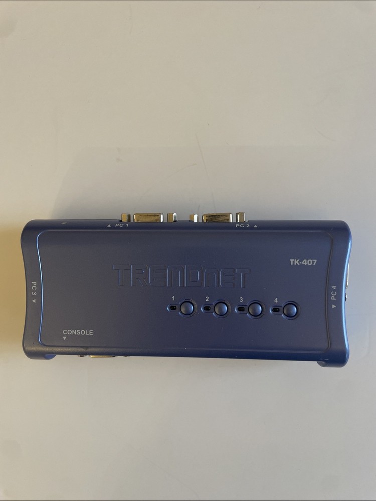 Trendnet TK-407 KVM Switch - Unit Only