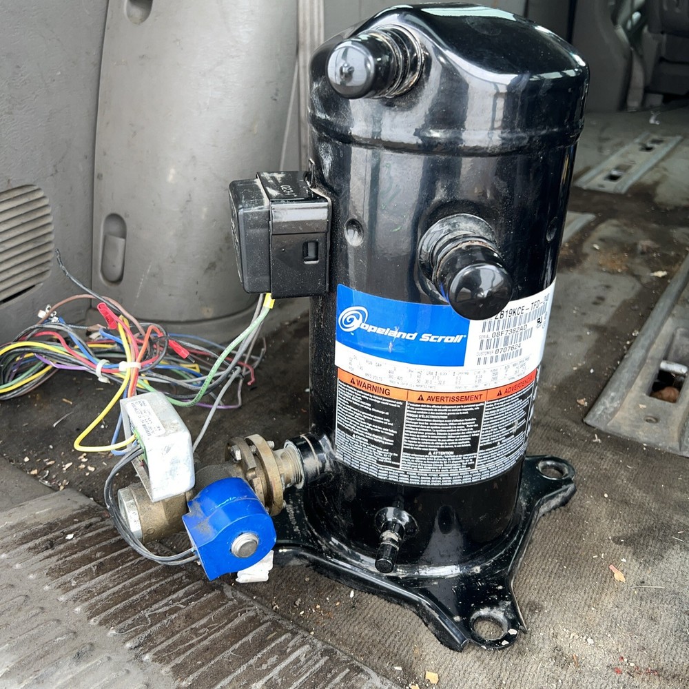 Scroll Compressor Replacement • OEM Upgraded Copeland Compressor ZB19KCE-TFD-240