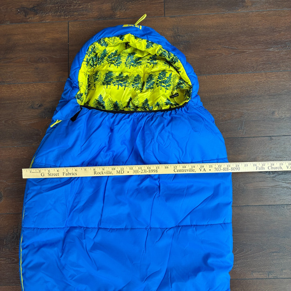 REI Kindercone Mummy Kids Sleeping Bag Blue
