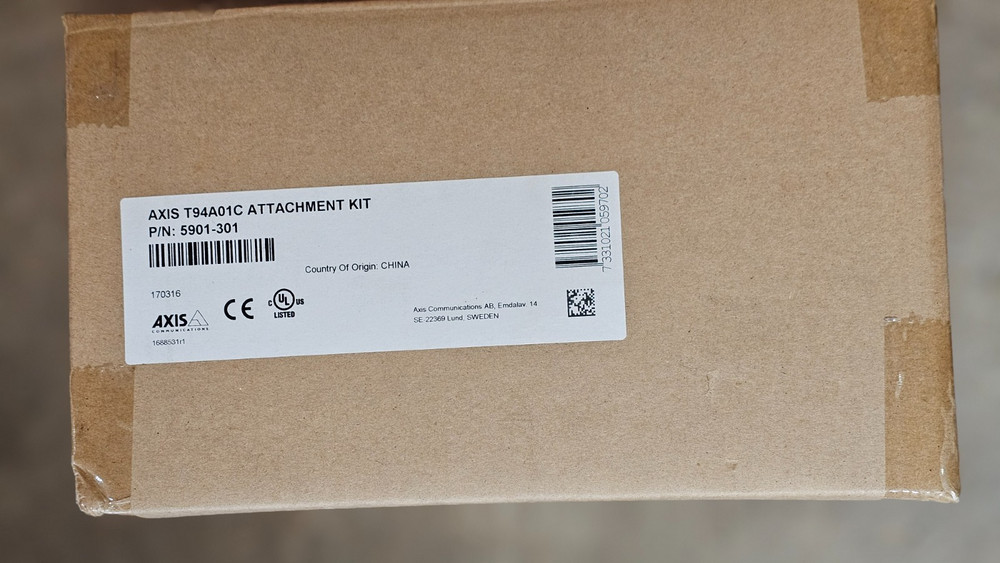 Axis Communication T94A01C Attachment Kit 5901-301 🇺🇸✨🇺🇸 NEW