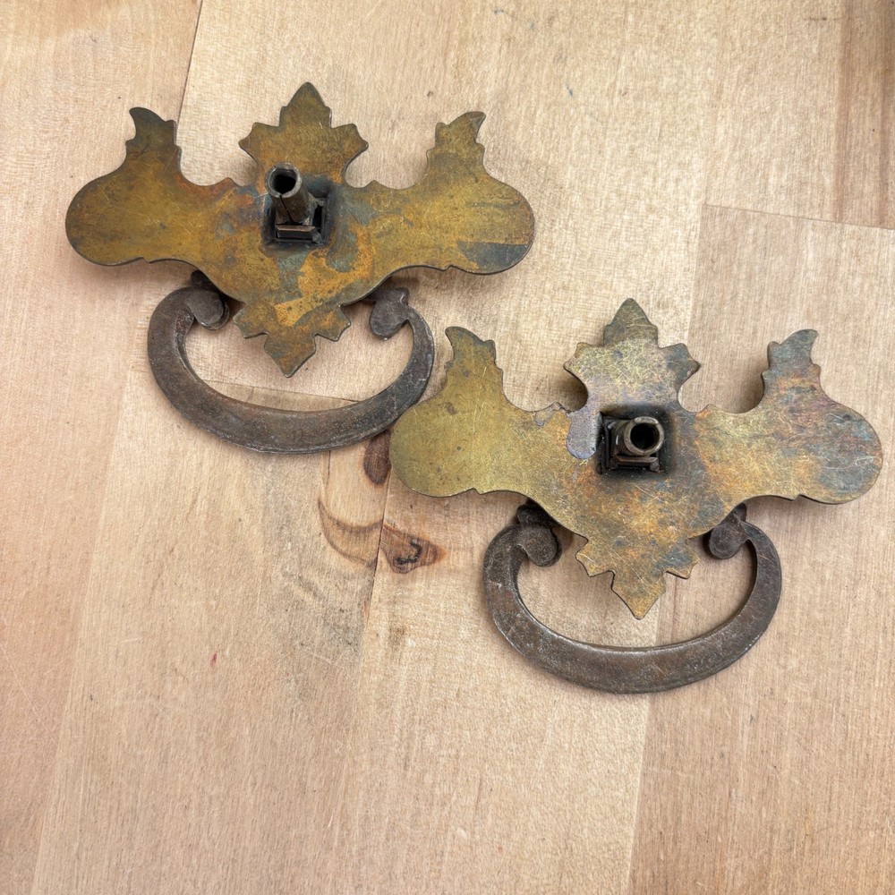 Lot 5 Chippendale Style Swinging Batwing Pulls
