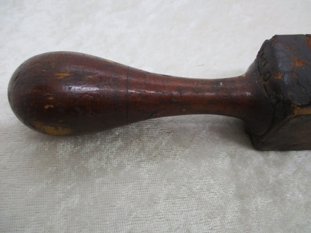 Antique Barber's Straight Razor Leather Strap Strop Sharpener