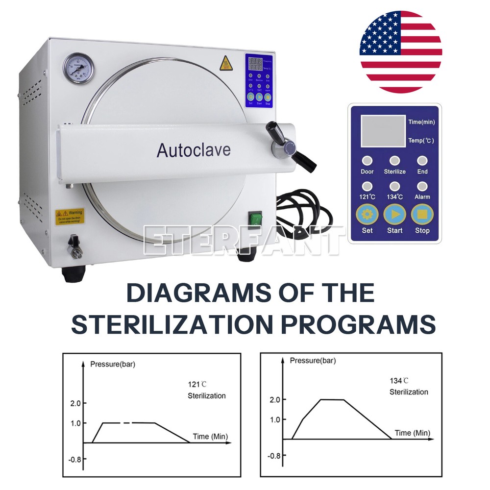 Autoclave Steam Sterilizer Dry Function/Sterilizer+Printer/UV Sterilizer Cabinet