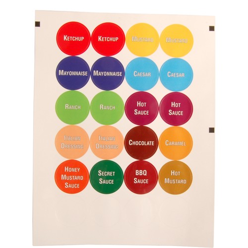 FIFO 8010324 Identification Cap Labels