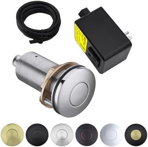 Garbage Disposal Air Switch Button Kit