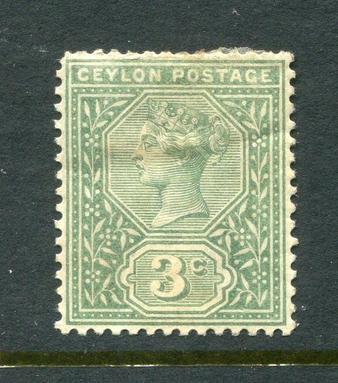 Ceylon #133 Victoria 3 C. [Mint Hinged]