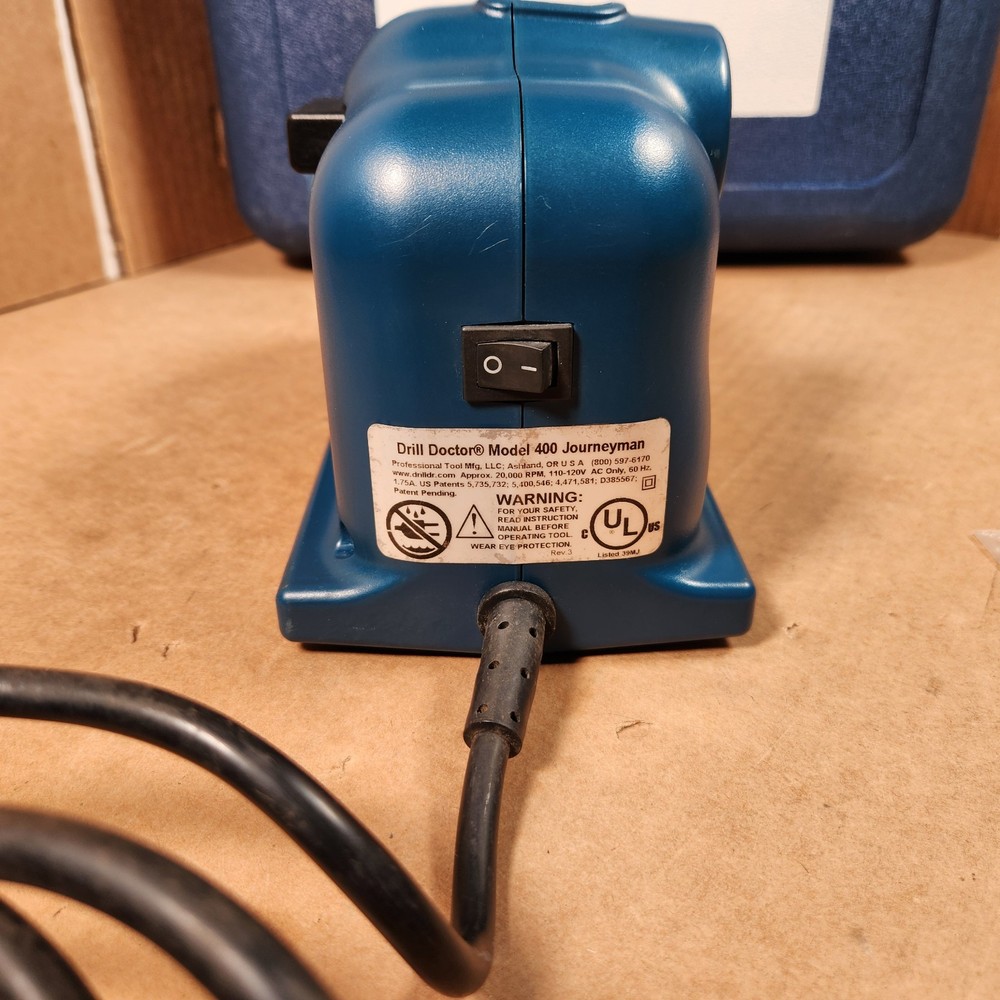 Drill Doctor 400 Journeyman Drill Bit Sharpener Dr In Case