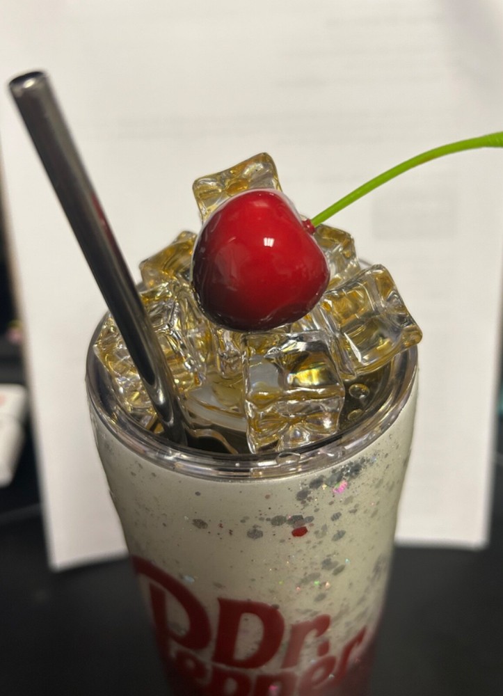 Dr. pepper tumbler custome made epoxy